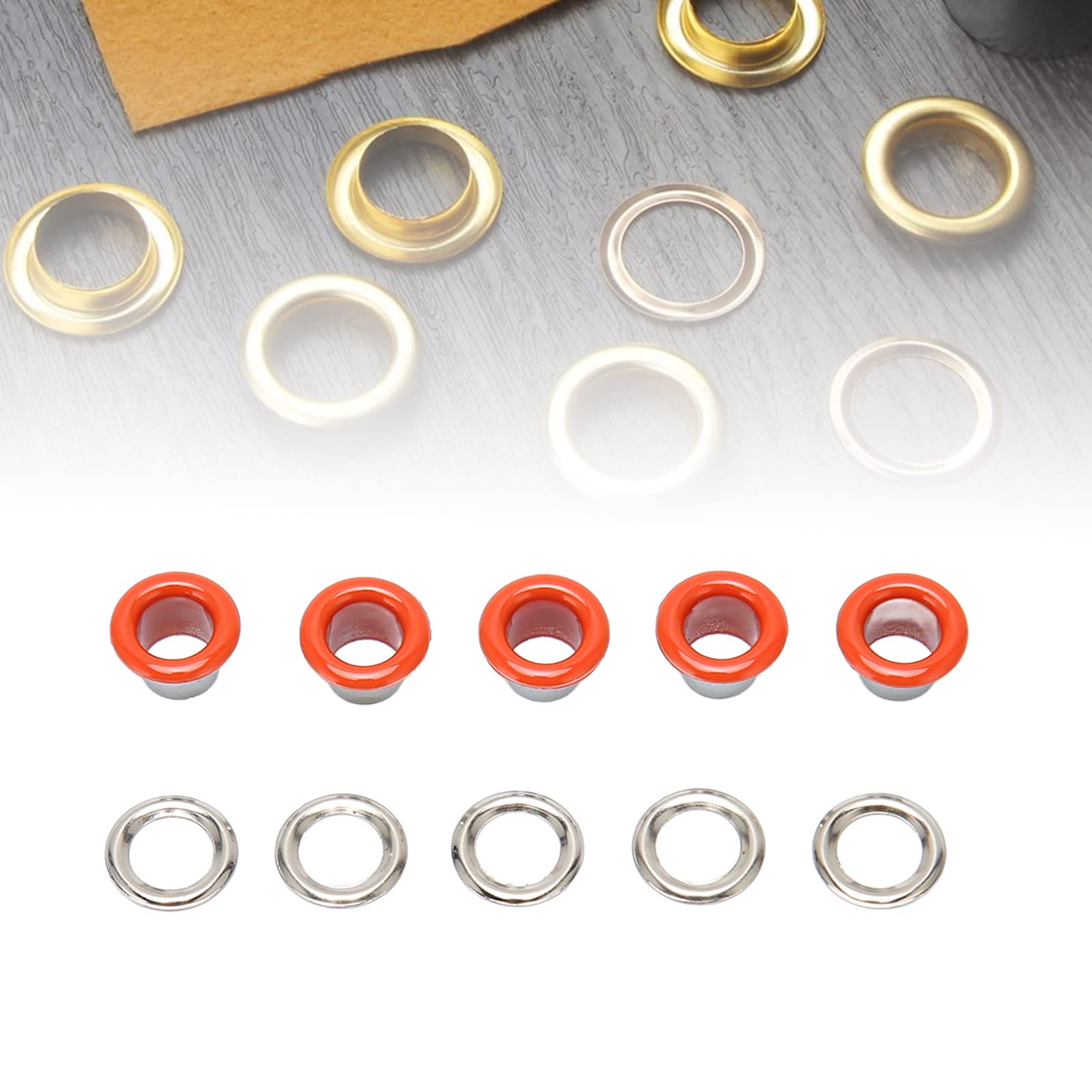 Kit Occhiello Lacci per Scarpe Cintura Scatola per Scarpe Decorazione Occhiello Occhiello Fibbia Colore Occhielli Rotondi Occhielli (#1