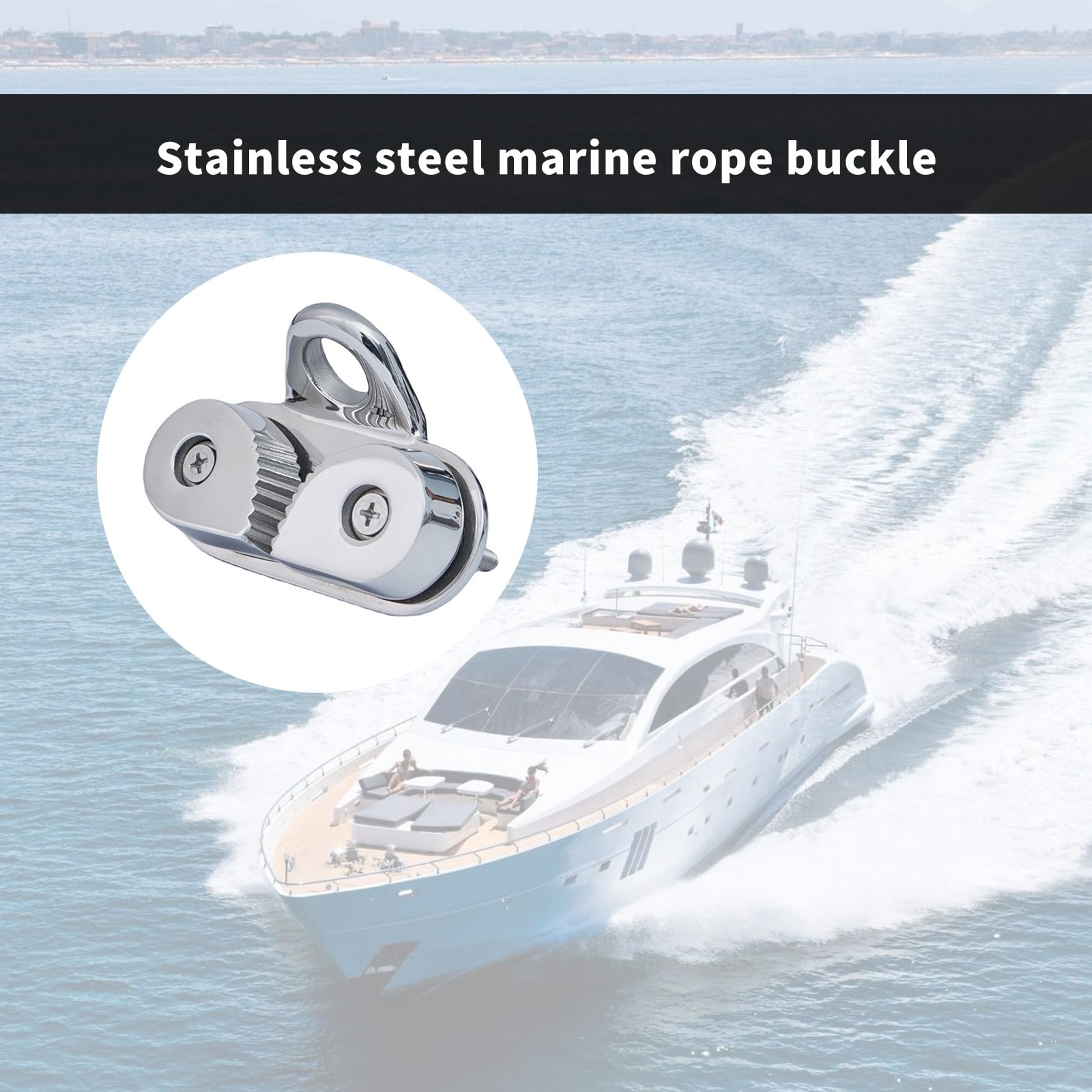 Bitte per Barche Bitta in Acciaio Inossidabile per Corda da 6‑15 mm Hardware per Barche passacavo per Barche a Vela Hardware per gommone passacavo per Barche a Vela Canoa Dinghy