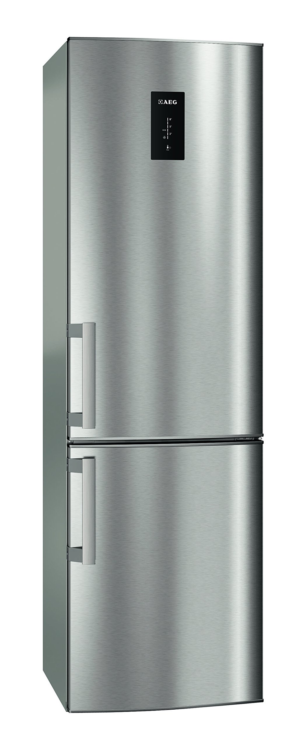 AEG s53530cnx2 Réfrigérateur/Congélateur/A + + +/184,5 cm Hauteur/161 kWh/An/226 L Partie isotherme/92 L Partie Congélateur/No Frost/4 ans Garantie/de porte en acier inoxydable