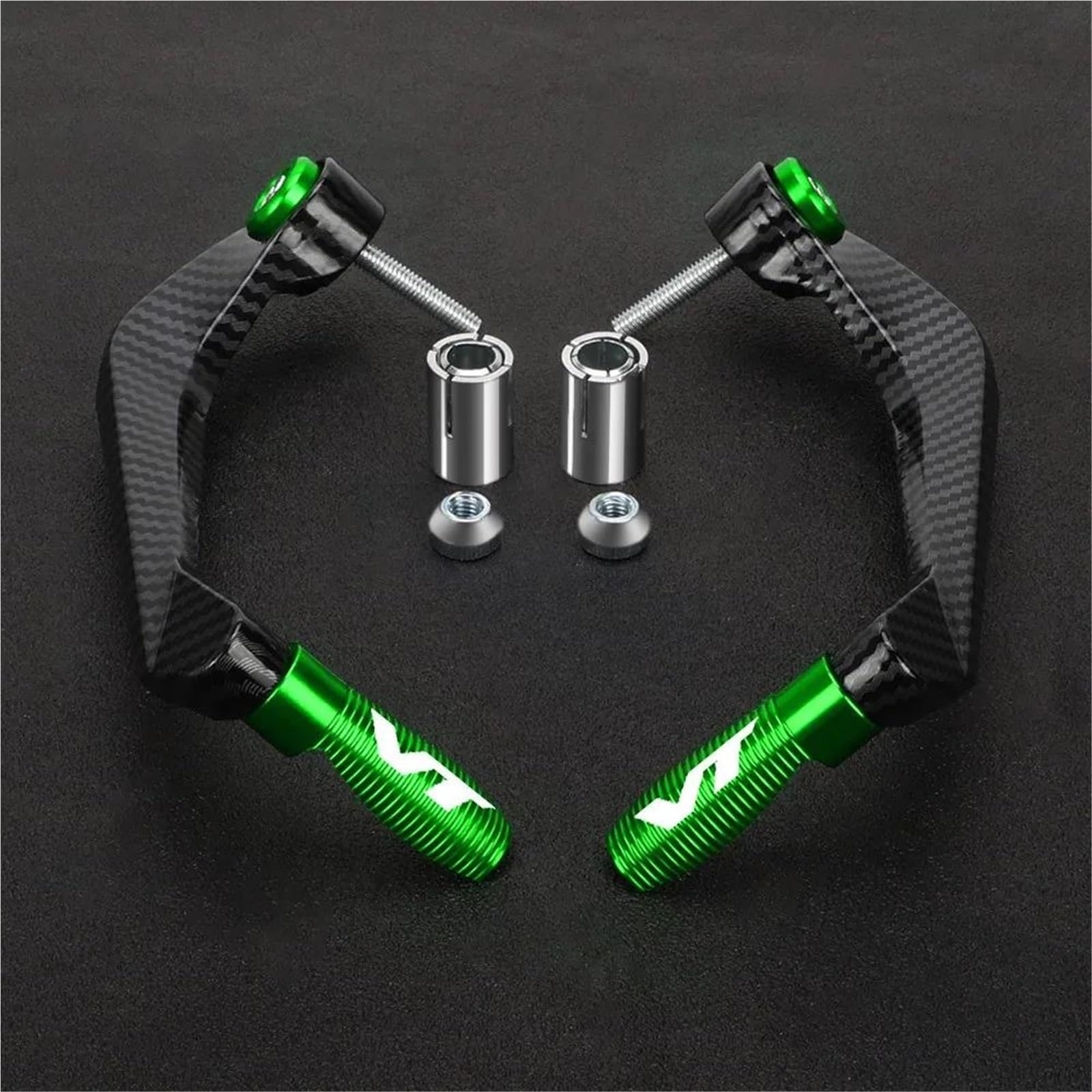 Xeflp Green Motorcycle Handguards For H-Onda Vt750 Vt600 Vt250 Vt1100 Vt1100t Motorcycle Handlebar Brake Clutch Lever Hand Guard Protector Handguard(Green)