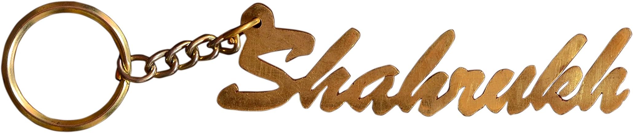 Personalized Keychain With Your Own Name Or Any Name Handcarved Brass Made Gift, Transparent