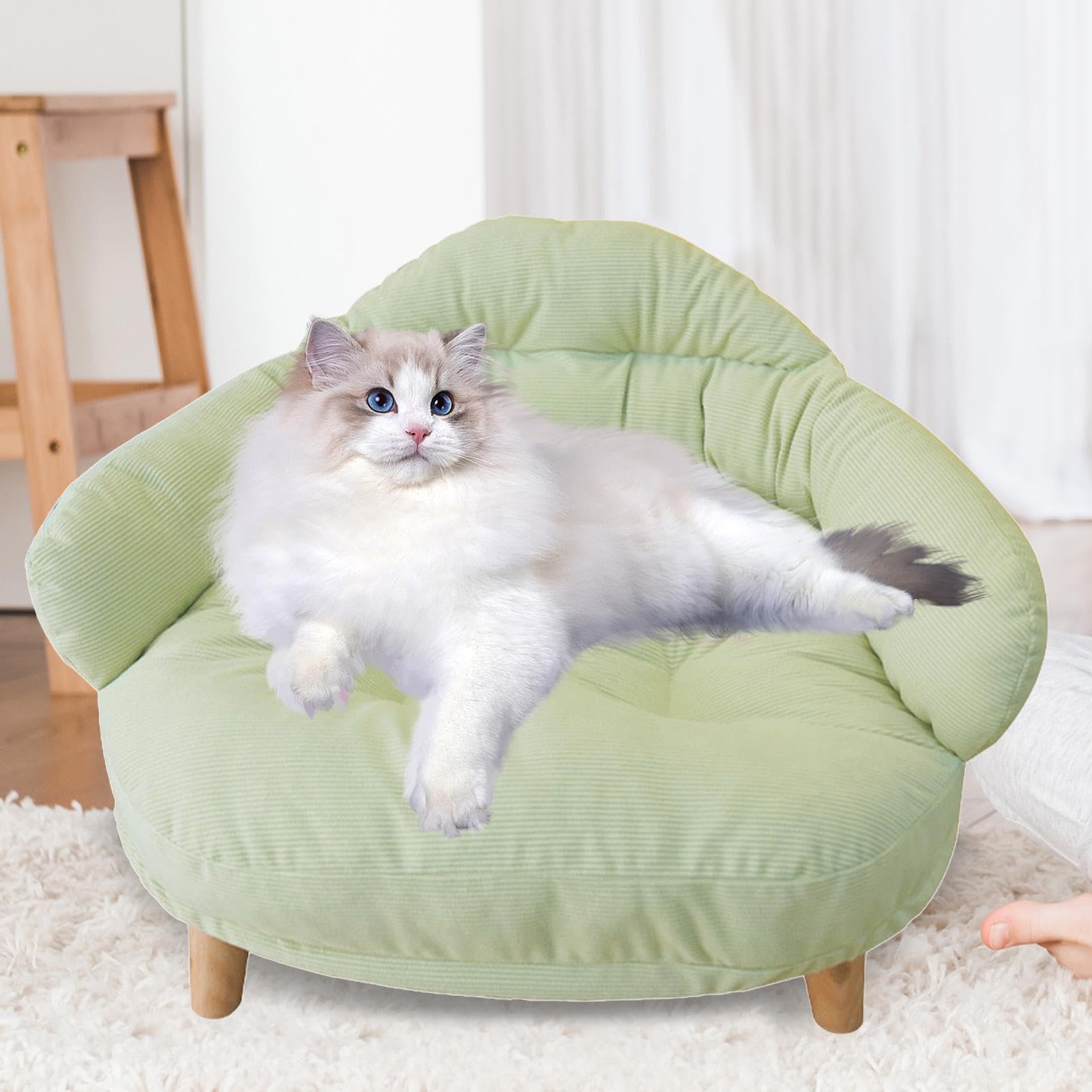 Sofá Cama para Mascotas Desmontable con Patas, Multiusos y Reutilizable para Perros y Gatos