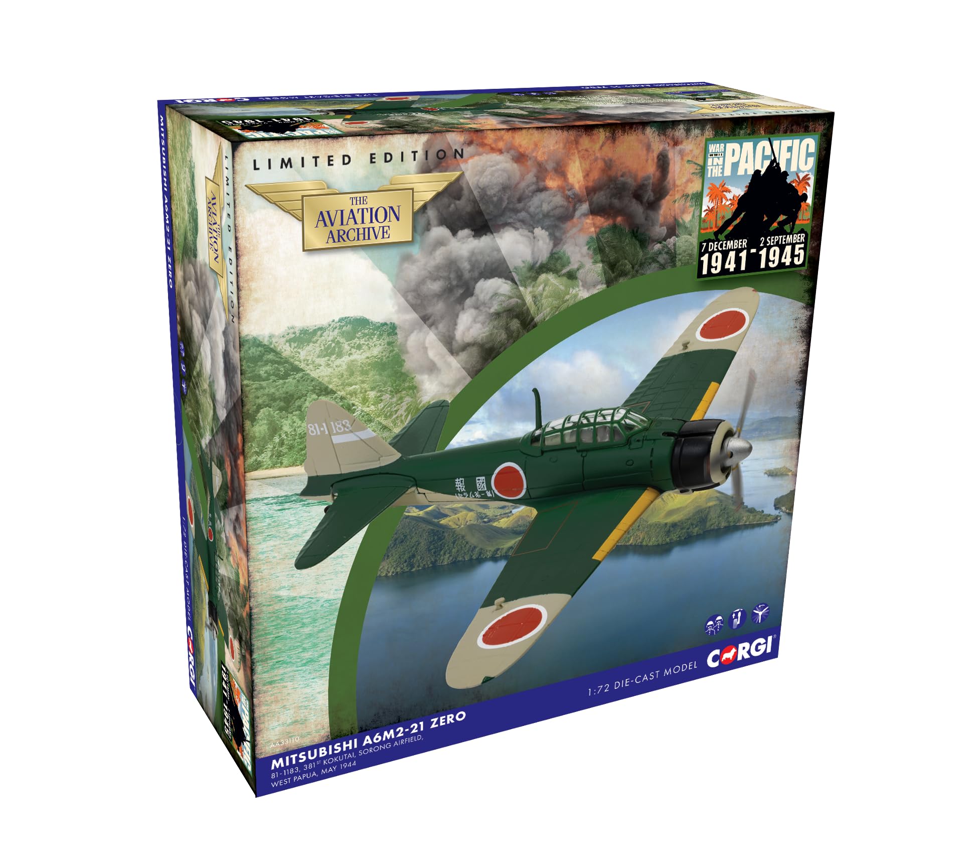 New Release AA35817 Corgi 1:72nd Scale North American F-86E Sabre Diecast Model