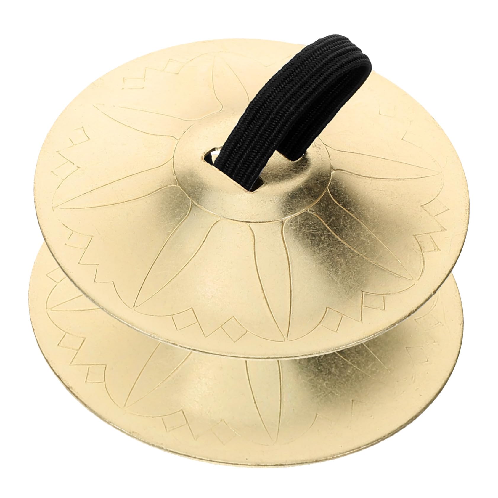 SECFOU 1par Platillos De Dedo Para Danza Instrumento Musical De Percusión Cimbales De Danza Del Vientre Diseño Floral