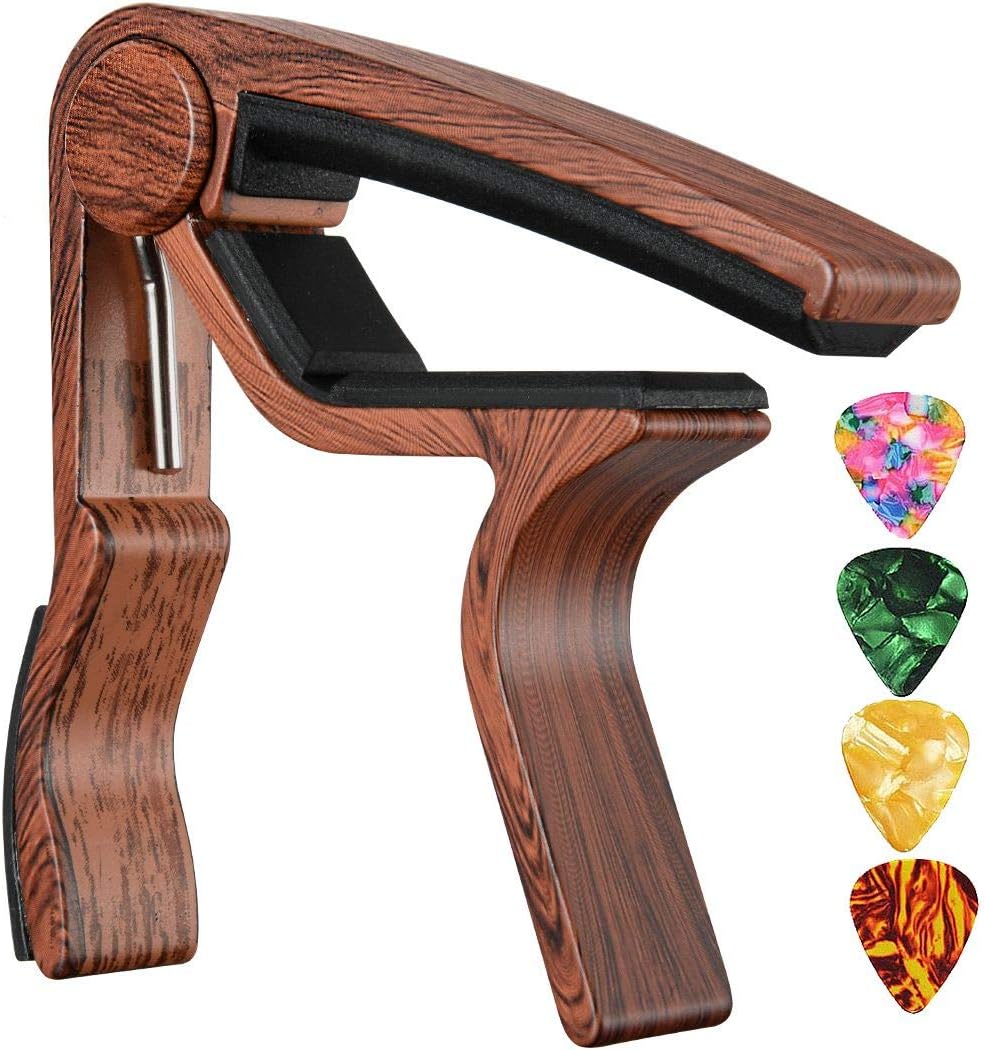Capo,Sound harbor Guitar Capo Professional QuickChange Capo for