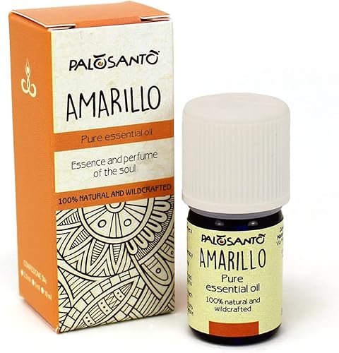 PALOSANTO - Aceite esencial de Palo Santo de Ecuador - Amarillo - Aceites esenciales orgánicos puros para difusor - Aceite de Palo Santo ideal para