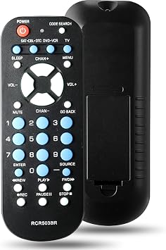 Universal 3-Device IR Remote Control Replacement Fit for RCA