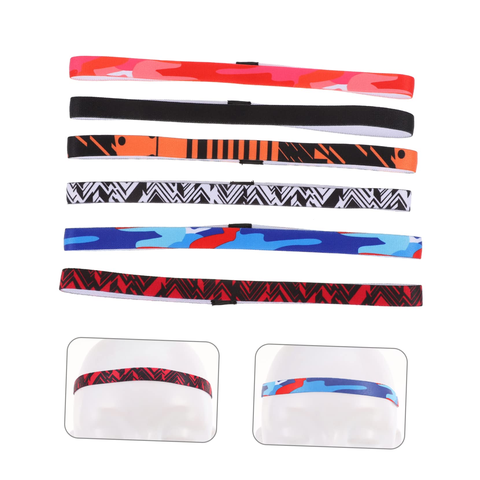 ibasenice Teiliges Sport Haarband Für Männer Und Frauen Schweißabsorbierendes Stirnband Für Yoga Und Fitness Trendigen Farben Wie Camouflage