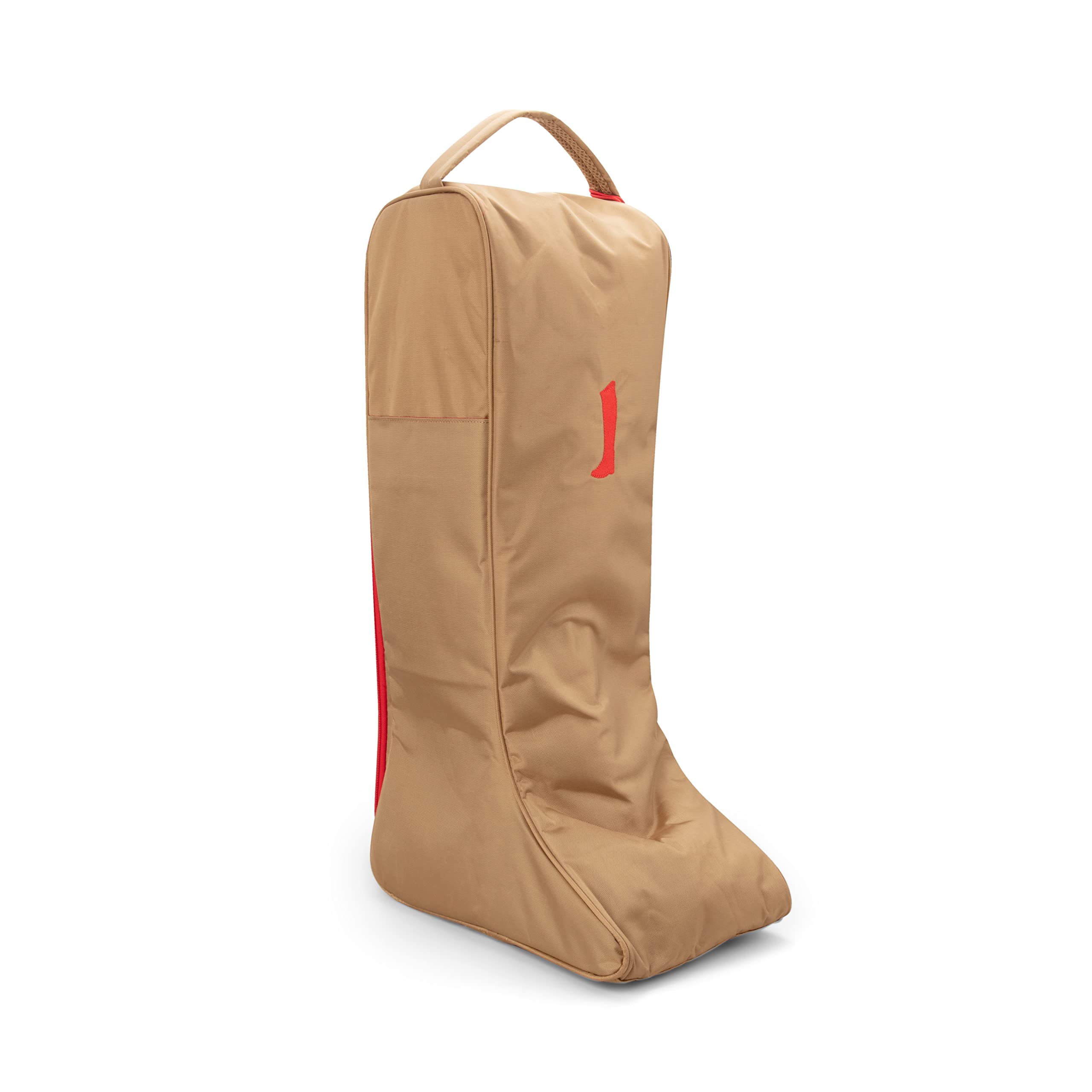 a Sueca Equestrian Riding Boot Bag | Padded and Durable Premium Riding Boots Storage/Protection. Water Resistant, Portable and Easy to Clean and Store (Beige), Extra tall