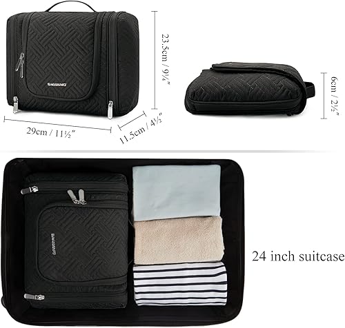 Miniatura 8 de BAGSMART Bolsas de viaje con bolsa de aseo, Bagsmart Neceser y bolsas de viaje