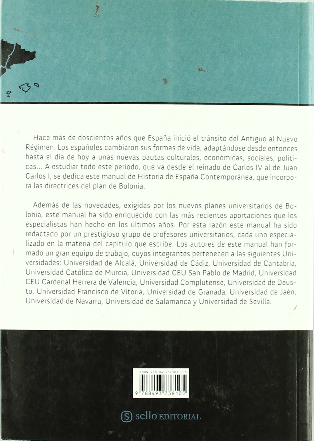 Historia De Espa･A Contemporanea