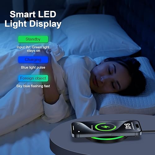 Miniatura 7 de Cargador inalámbrico para Samsung Galaxy S25 FE S25 Ultra S25 Edge S24 Plus S24FE S23 Z Flip7 Fold7, estación de carga inalámbrica para teléfono