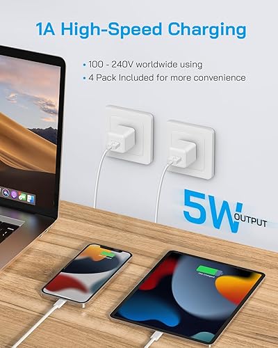 Miniatura 6 de Cargador Lightning para iPhone，[Certificado MFi] Cargador USB para teléfono con cable de carga de 6 pies para iPhone 14 13 12 11 Pro/Pro Max/SE