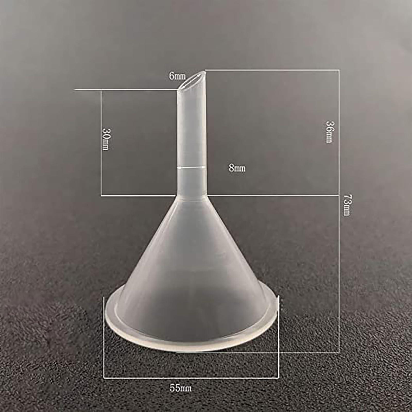 Set di 10 Mini Imbuto In Plastica Trasparente, Adatti Per Le Provette Del Laboratorio, Olii Essenziali, Profumi, Spezie, Arte Con Sabbia, Polvere | SHEIN ALIA
