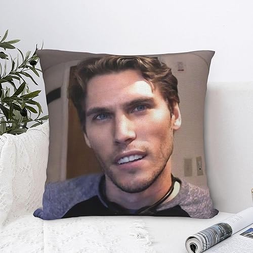 Handsome Jerma Throw Pillow Covers Soft Velvet Pillowcases Decorative Home Decor Living Room Cushion Cases for Bed Couch Car 18x18 Inches - Handsome Jerma - 18" x 18" (Pack of 1)