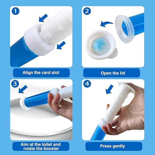 Miniatura 3 de 8 piezas de geles de inodoro con sello de flores, ambientador de limpieza para eliminar manchas de inodoro, ambientadores de aroma de inodoro