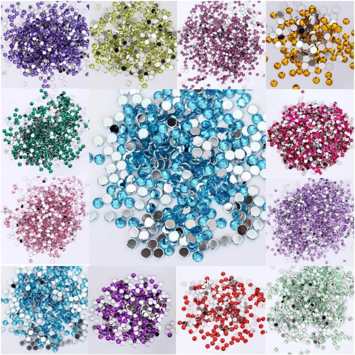 175 Colors 5D Shiny Crystal Diamond Rhinestone Sparkle Diamonds for Diamond Art Accessories and Tools, Diamonds for Bead Art （Wholesale）