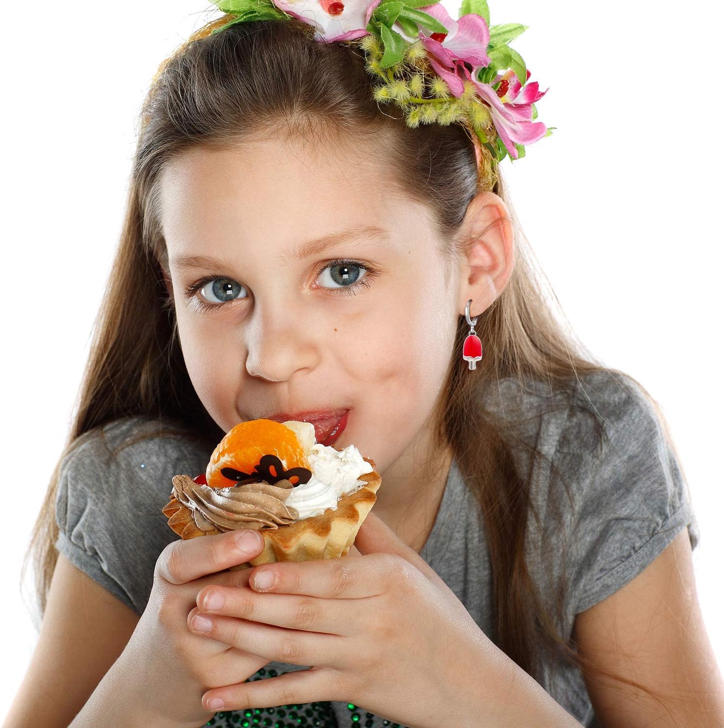 20 Pairs Hypoallergenic Earrings for Girls- Cute Dangle Earrings with Mini Hoop Earrings for Teen Girls - Image 2