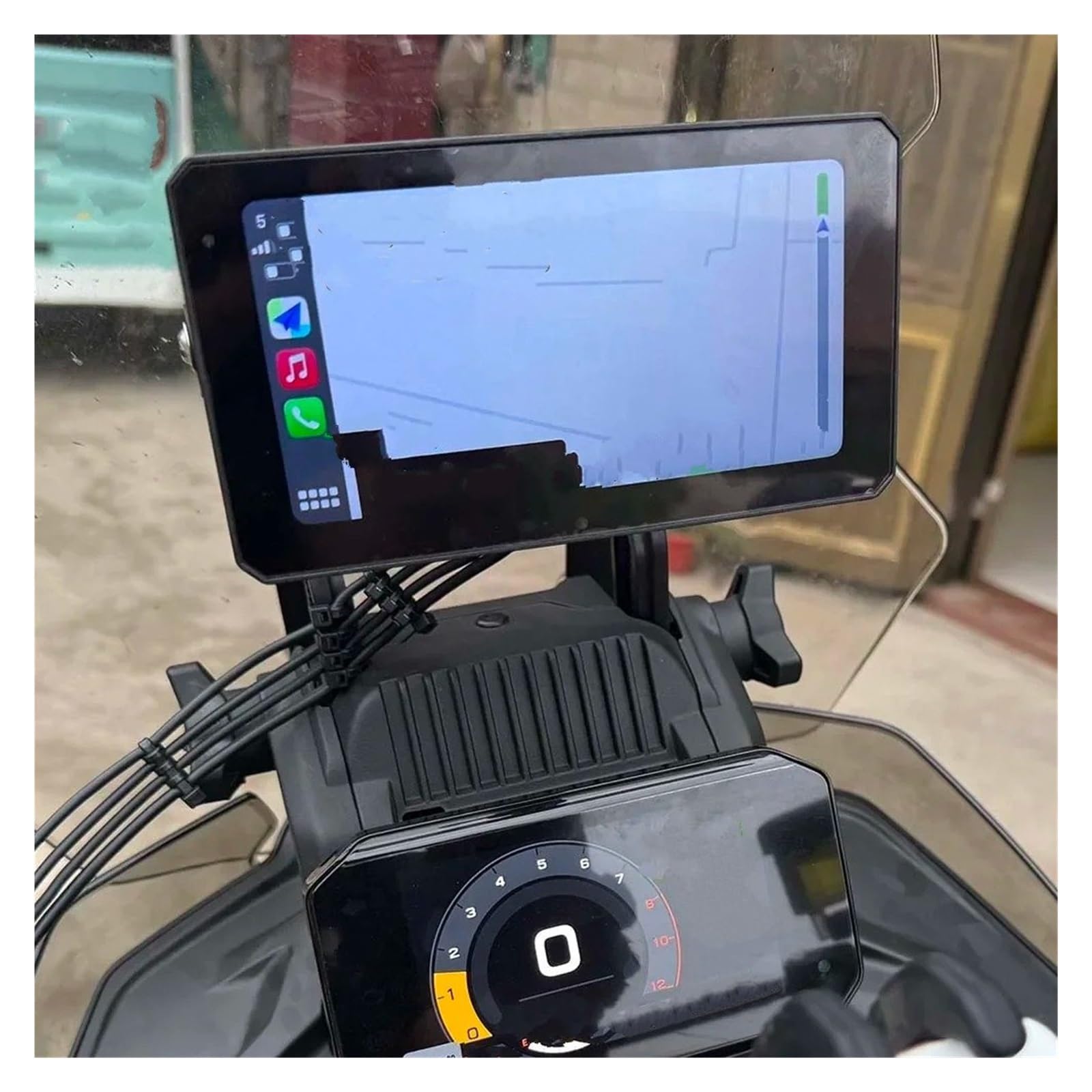 Porta Cellulare Moto Per CFMOTO 700MT Staffa Di Navigazione | Per CF Per 800MT-X Per 800MTX Supporto Per Telefono Supporto Staffa Di Navigazione GPS