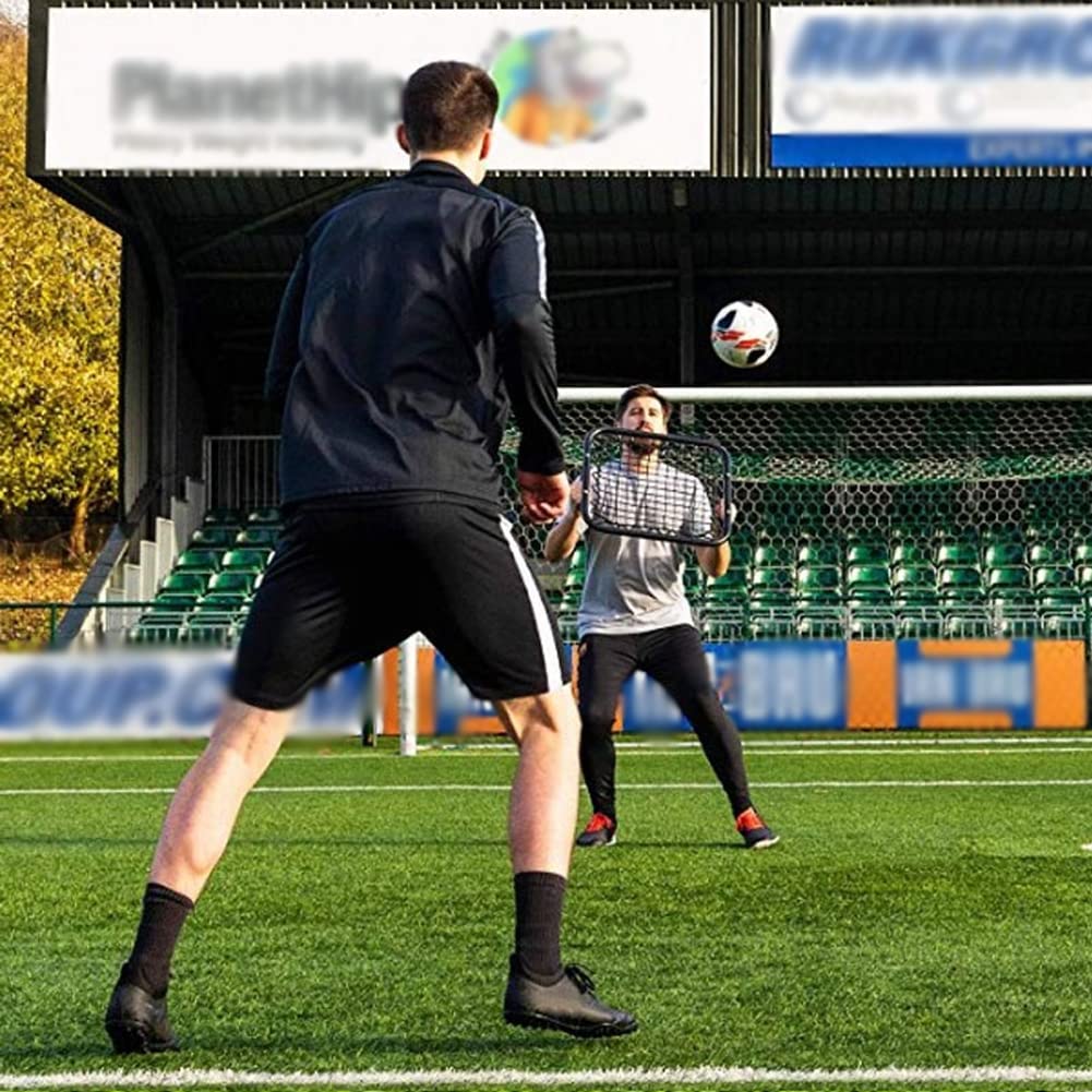 Rimbalzatore di Calcio Portatile, Rete di Rimbalzo per l'allenamento dei portieri, per l'allenamento dei portieri al Primo Tocco di pallavolo e ai passaggi
