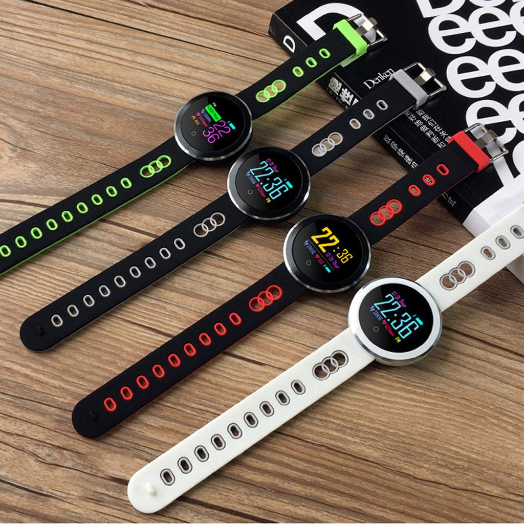 Rastreadores De Actividad Monitores De Ritmo Cardíaco Reloj De Ejercicios Deportes Al Aire Libre Calorías Contador De Pasos Pulsera Pulsera, Adecuado para Niños Hombres Mujeres Mayores