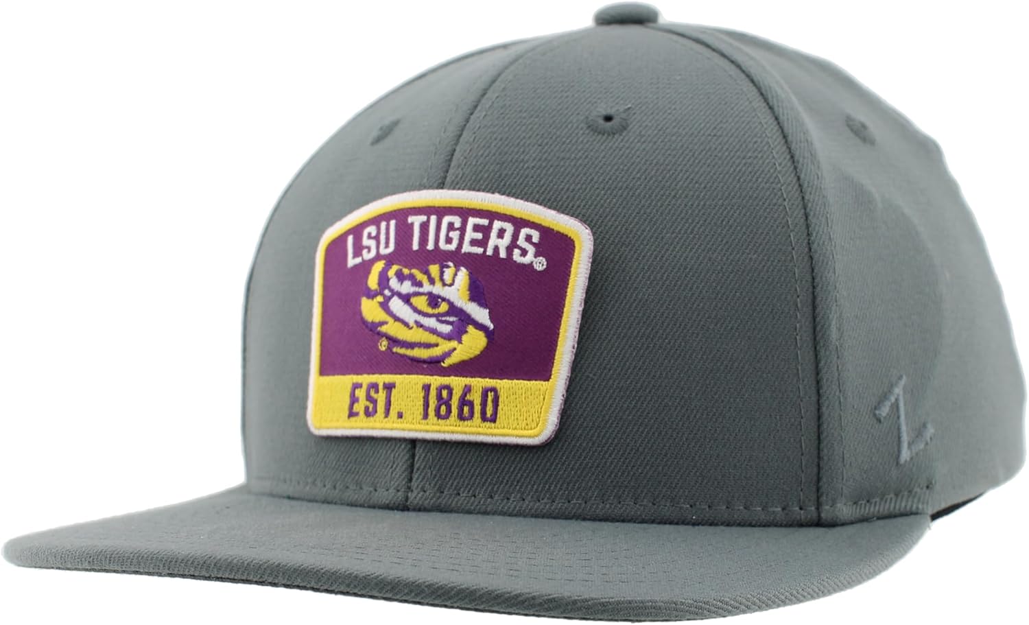 ZHATS Standard NCAA Officially Licensed Fitted Hat M15Z Switchback Gray, Grey, Medium