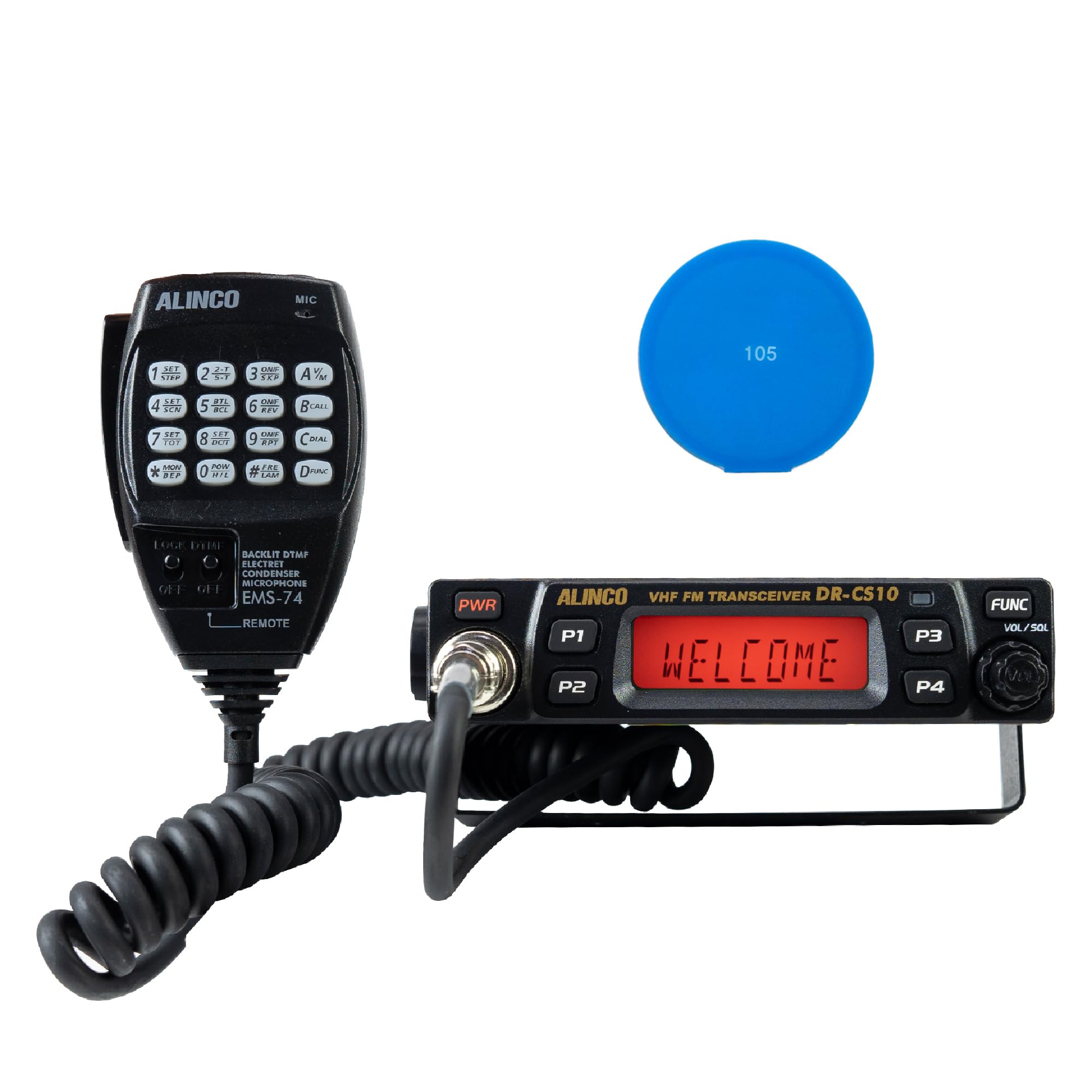 Alinco DR-CS-10 VHF Radio Station Kit 136-174 MHz 200 Canali 13,8 V