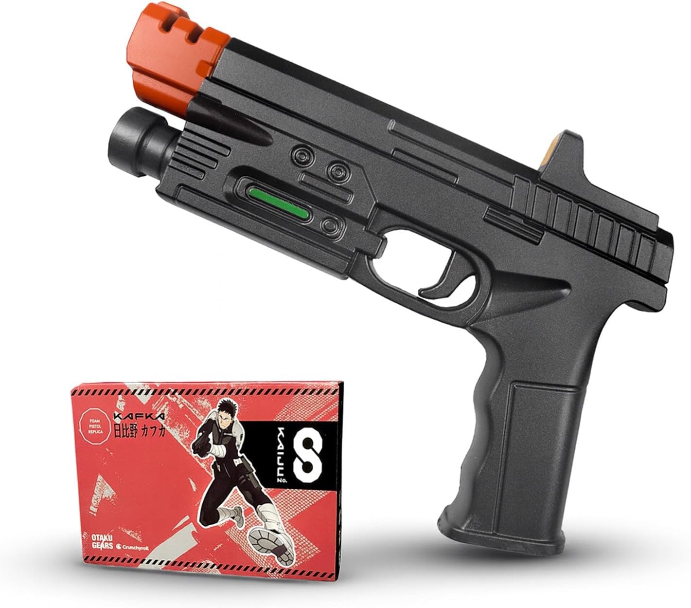 Kaiju No. 8 Officially Licensed Defense Force Foam Pistol – Anime Replica Foam Gun, Lightweight Cosplay Prop & Collectible for Fans