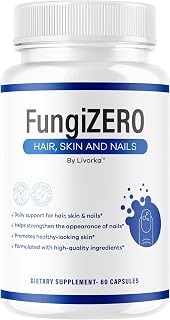 FungiZero - Official FungiZero Capsules Supplement Daily Premium Toenail Treatment Advanced Extra Strength Natural Ingredients Support Nail Growth Healthy Formula, 60 Capsules for 1 Month