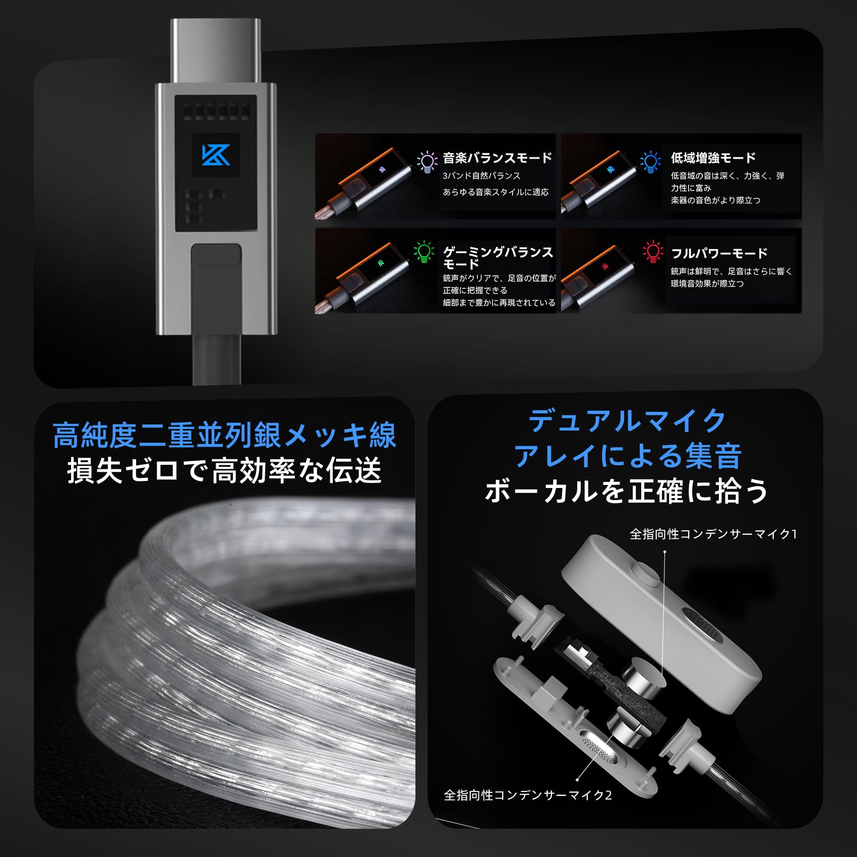 Amazon.co.jp: KZ ZST PRO X イヤホン 有線 タイプc KZ イヤモニ
