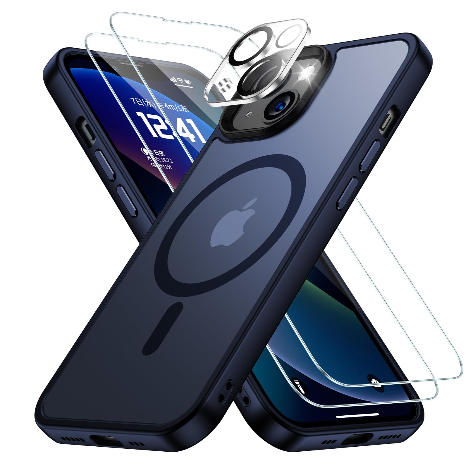 Amazon.co.jp: 【フィルムセット・MagSafe対応】Holidi iPhone13mini 