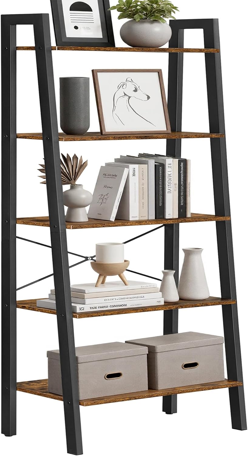 Vasagle Industrial Ladder with Shelf