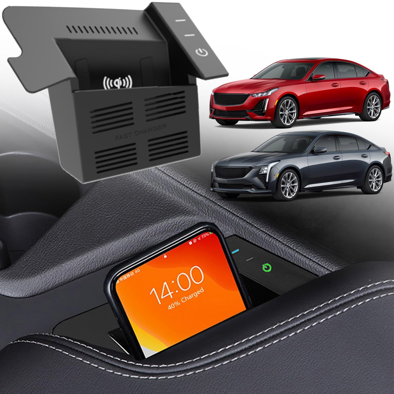 Amazon.com: Singkin Wireless Car Charger for Cadillac CT5 2020