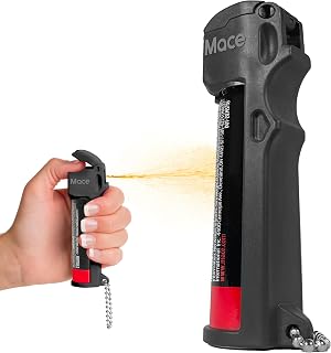 Mace Pepper Spray - Pocket & Personal Models, Max Strength 10% OC Formula, Long Lasting UV Dye, Safety Lock, Self Defense Pepper Spray for Women & Men