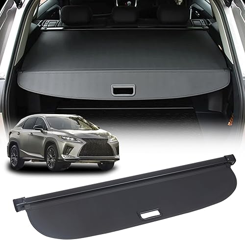 Miniatura 19 de Cubierta retráctil de carga para Toyota RAV4 2013 2014 2015 2016 2017 2018, cubierta trasera antimiradas para maletero de equipaje (lona)