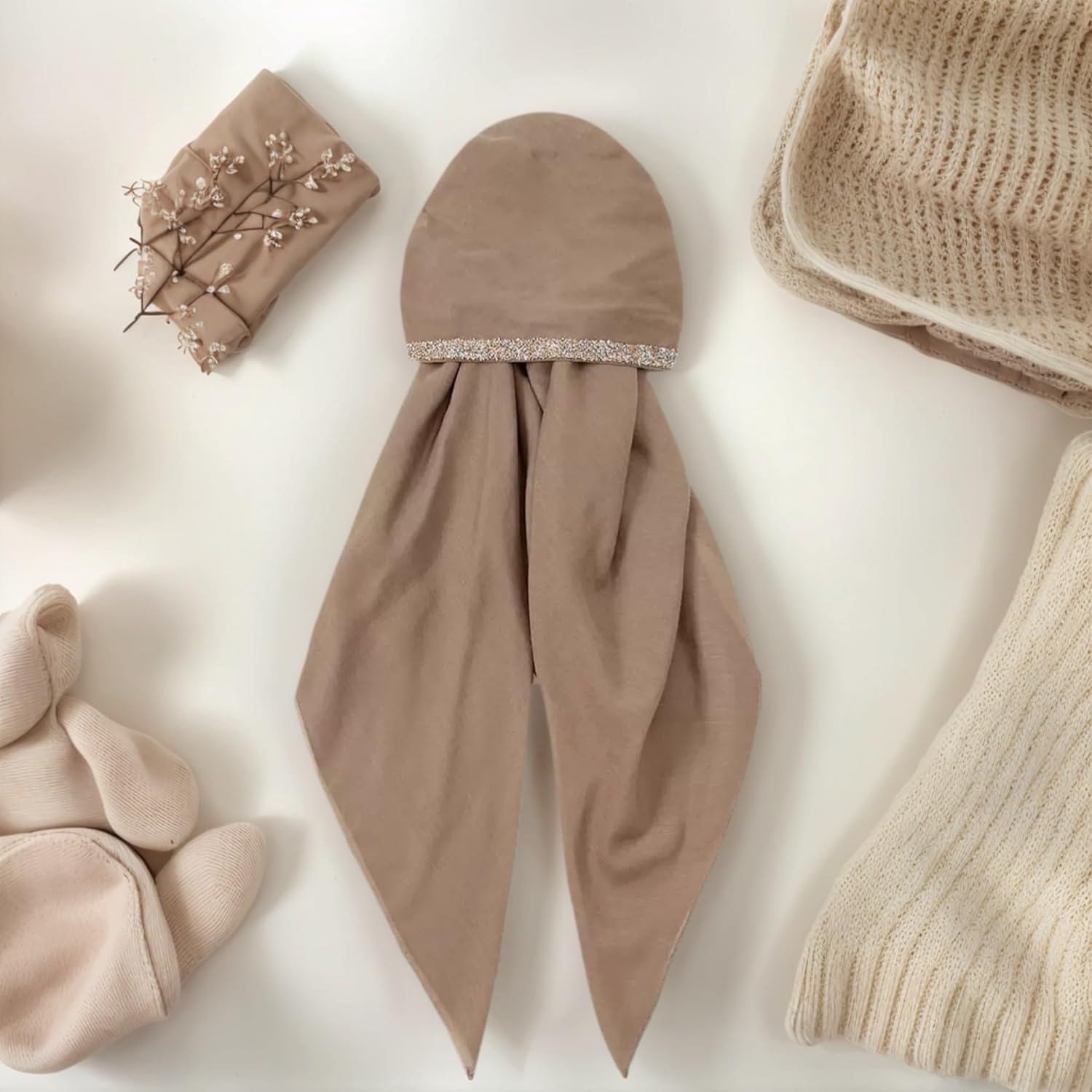 Hijab Scarf for Women, Muslim Head Scarf for Women, Instant Hijab, Muslim Wraps, Lightweight Stretchy Hijabs - Image 5