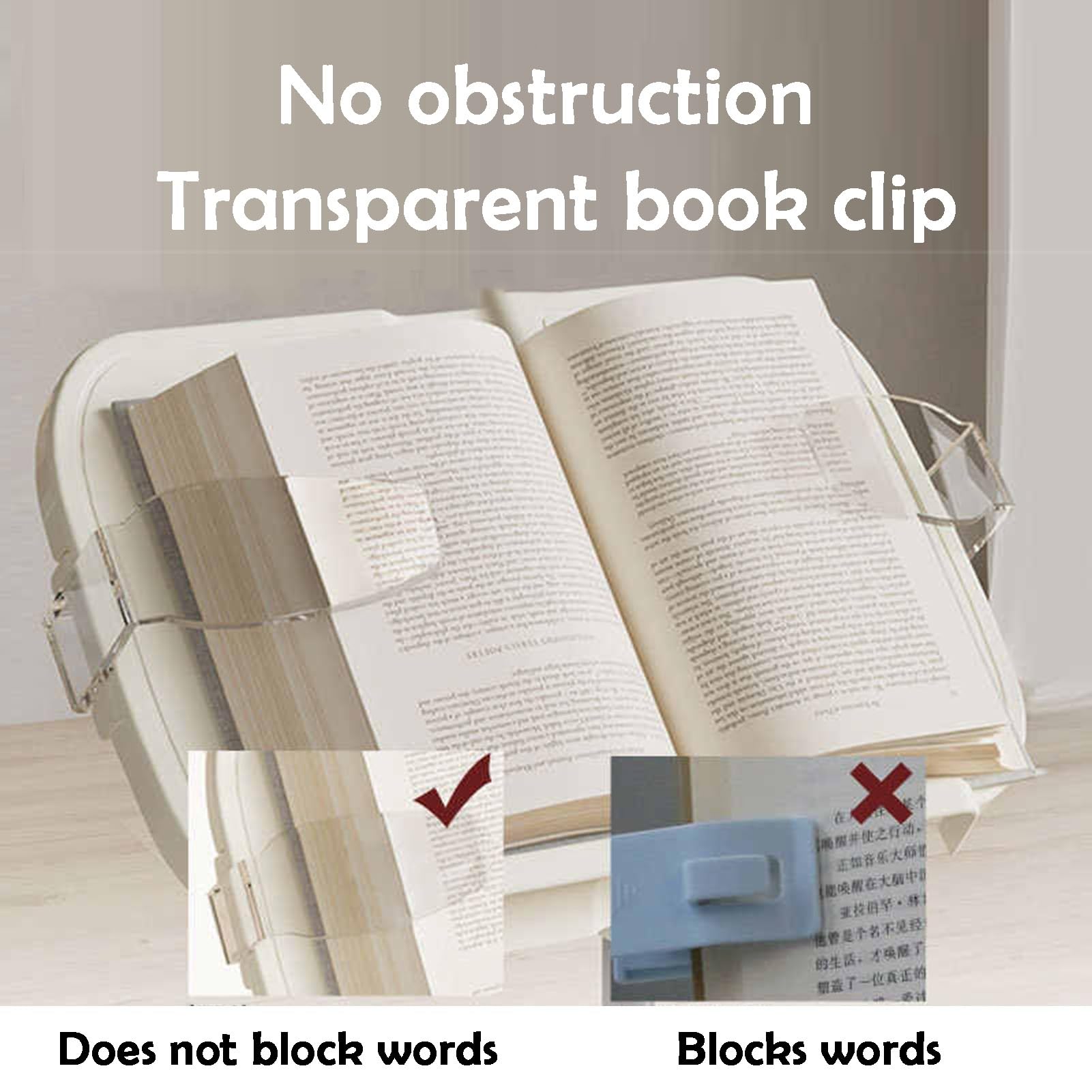 Support de livre réglable de 68 à 158 cm, pour la maison, le bureau, la salle de classe