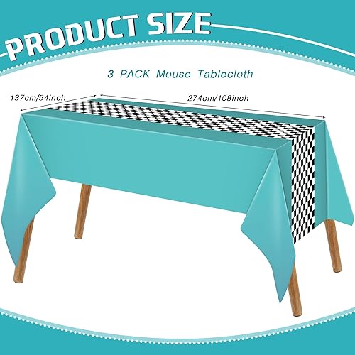 Miniatura 52 de Irenare Car Birthday Party Supplies Racing Decorations 50s Party Tablecloth Racetrack Table Runner Table Covers for Kids Boy Car Theme Birthday Sky