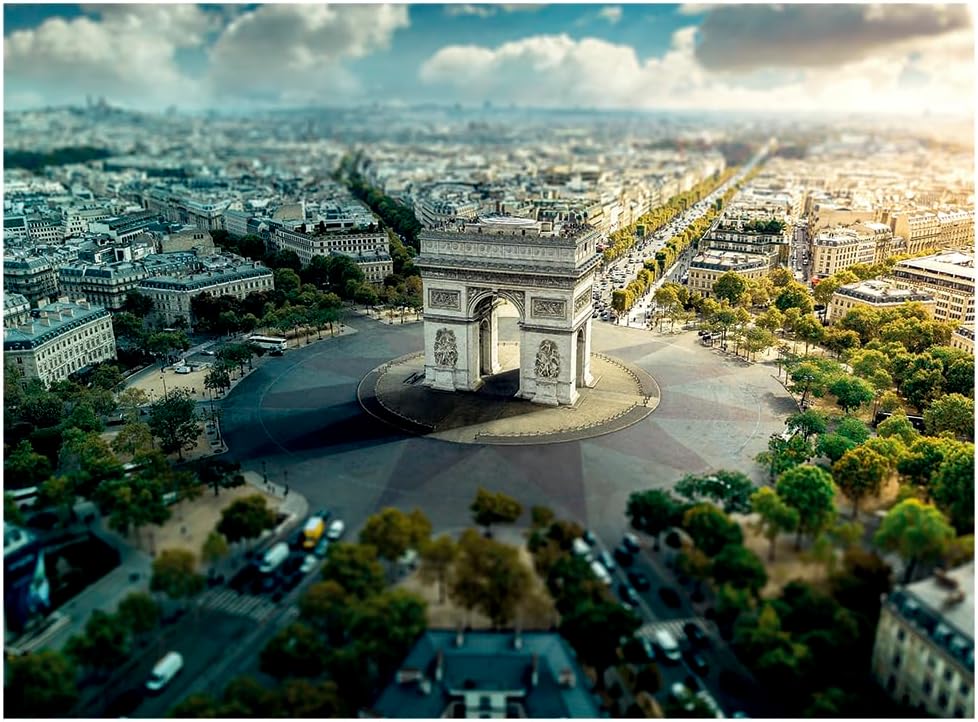 Quebra-cabeça 500 peças Arco do Triunfo - Grow