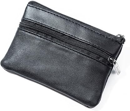 Mini Wallet for Men,Women Men Coin Wallet Men Small Bag Wallet Change Wallet Zipper Money Bag Mini Wallet Leather Keychain