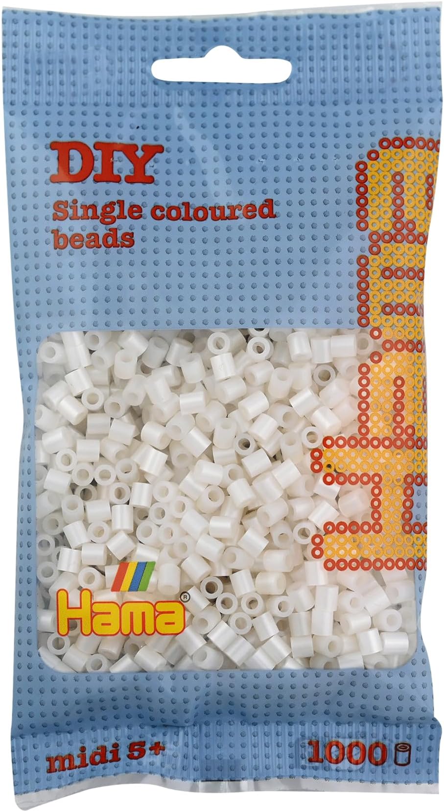 Hama 207-64 Midi Bead, Pearl, 10.207-64