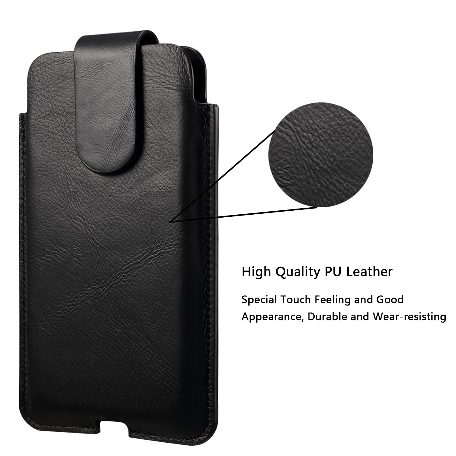 Marsupio Da Cintura Per Cellulare | Fino A 6.5" | Tessuto Nylon | Tasca Carte E Oggetti | Ideale Per Sport E Viaggi - Foto 9