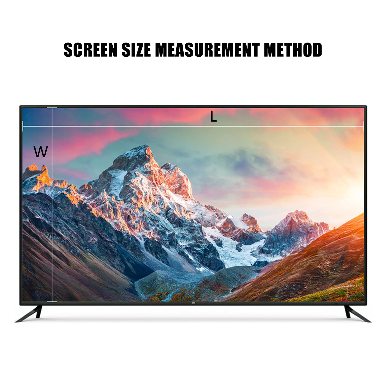 AIZYR 32-75 Pulgadas Película Protectora De Pantalla Mate Antirreflectante - Protector De Pantalla De Monitor De TV Reducir La Fatiga Ocular para Pantalla LCD LED OLED HDTV,43 Inch 942x529