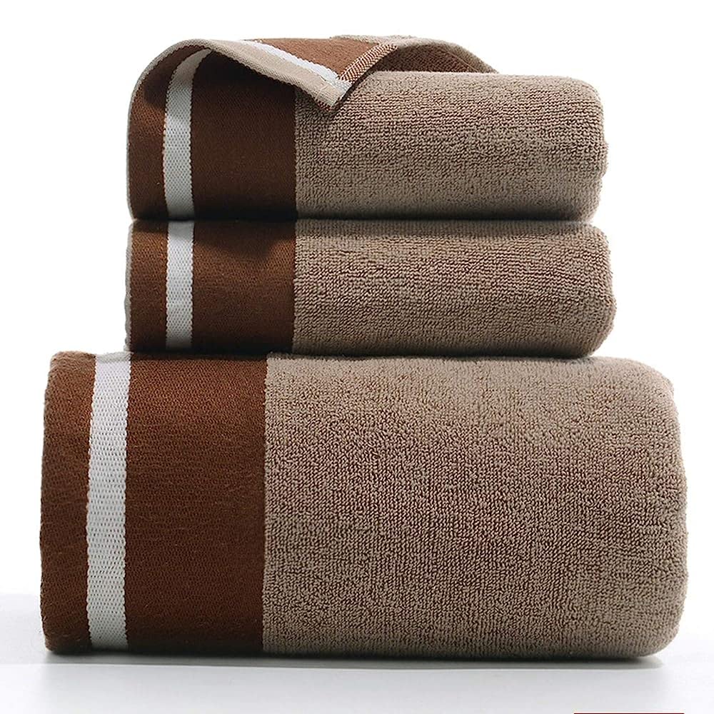 Serviette de plage en coton épais TILEZE parure de bain de qualité