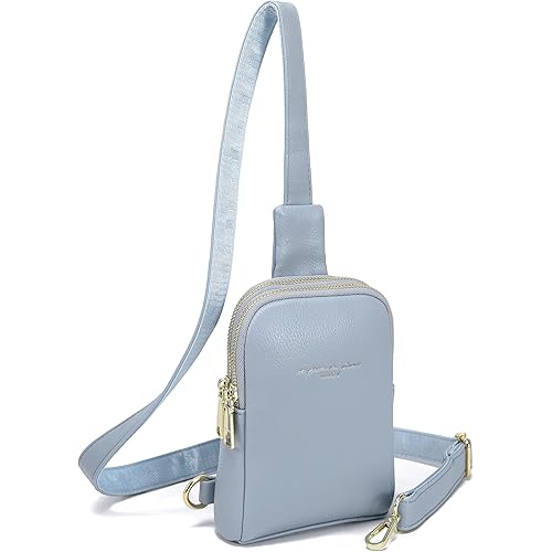 INICAT Anti Theft Crossbody Bags for Women Travel Small Sling Bag Fanny Packs Cross Body Purses Everyday