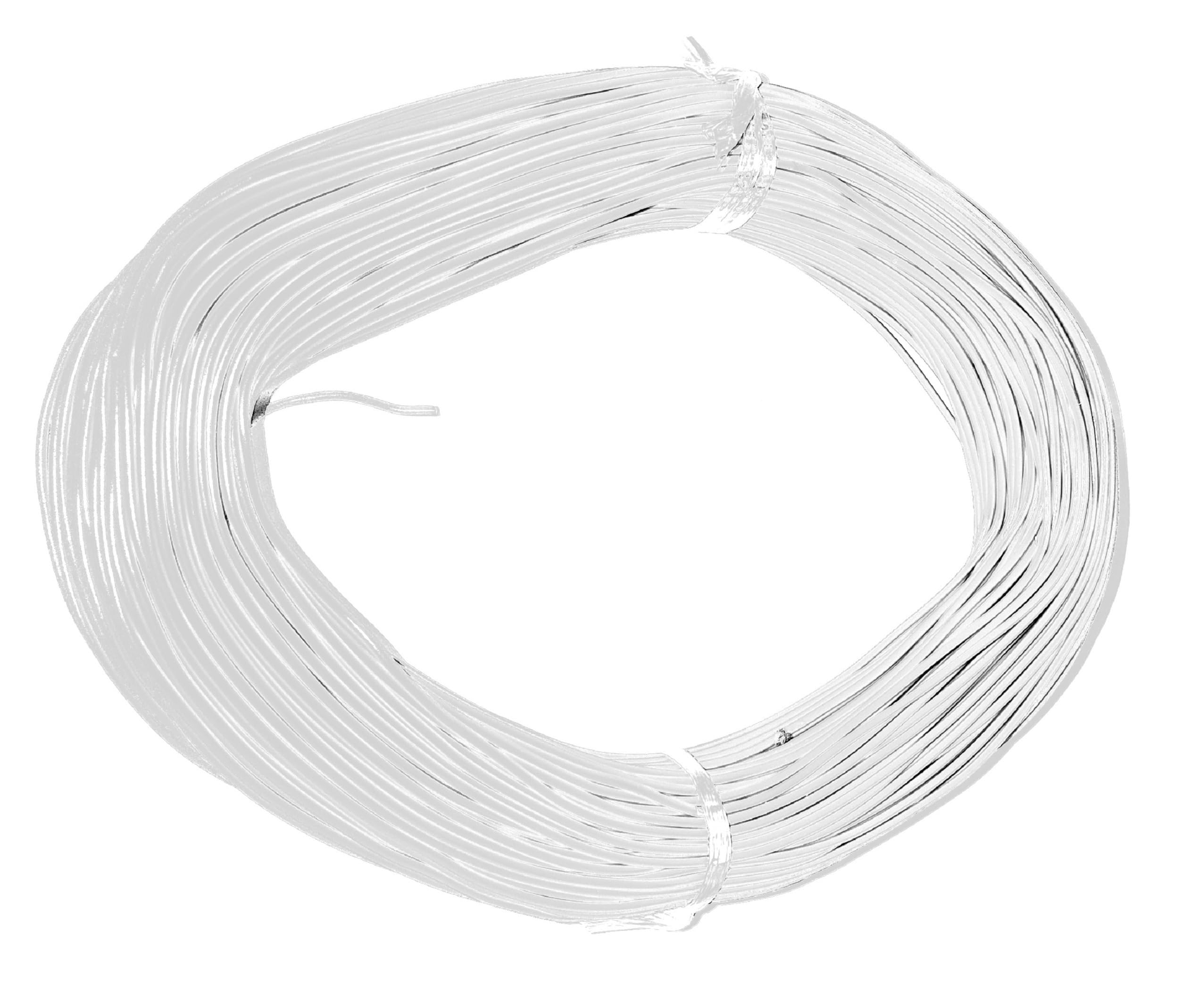 Steko 75 Meter (White) 14/36 PVC Copper DC Electrical Wire 0.4mm Multipurpose Use (14 Thread 36 Guage) For Multipurpose Use, DIY, Electronics Works, Science Projects PVC Insulated Outer (B0CTTMMCRD) Amazon Price History, Amazon Price Tracker