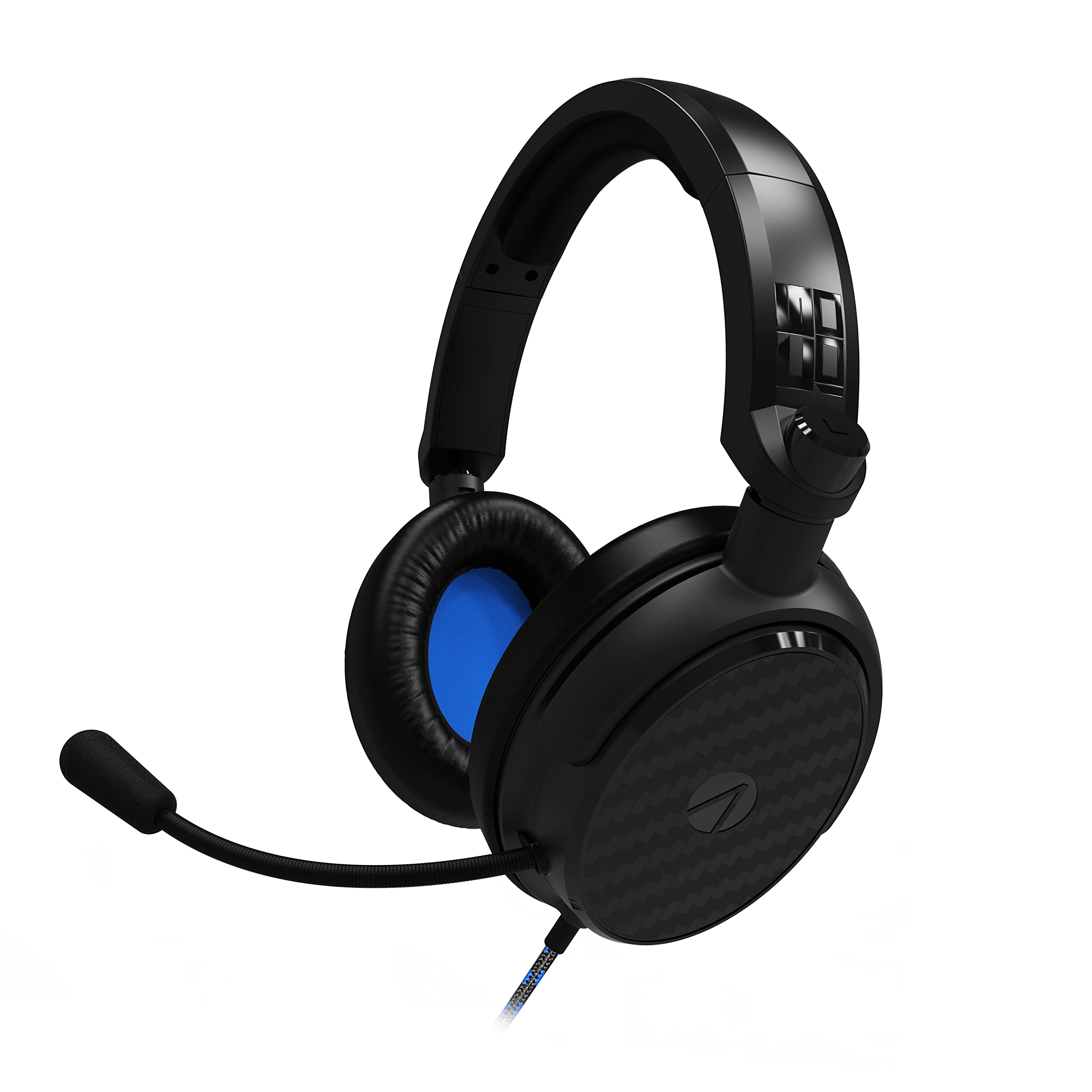 STEALTH Estación de juego definitiva PS5 con auriculares a juego y soporte para mandos a juego y cable de carga USB-C trenzado de 2 m
