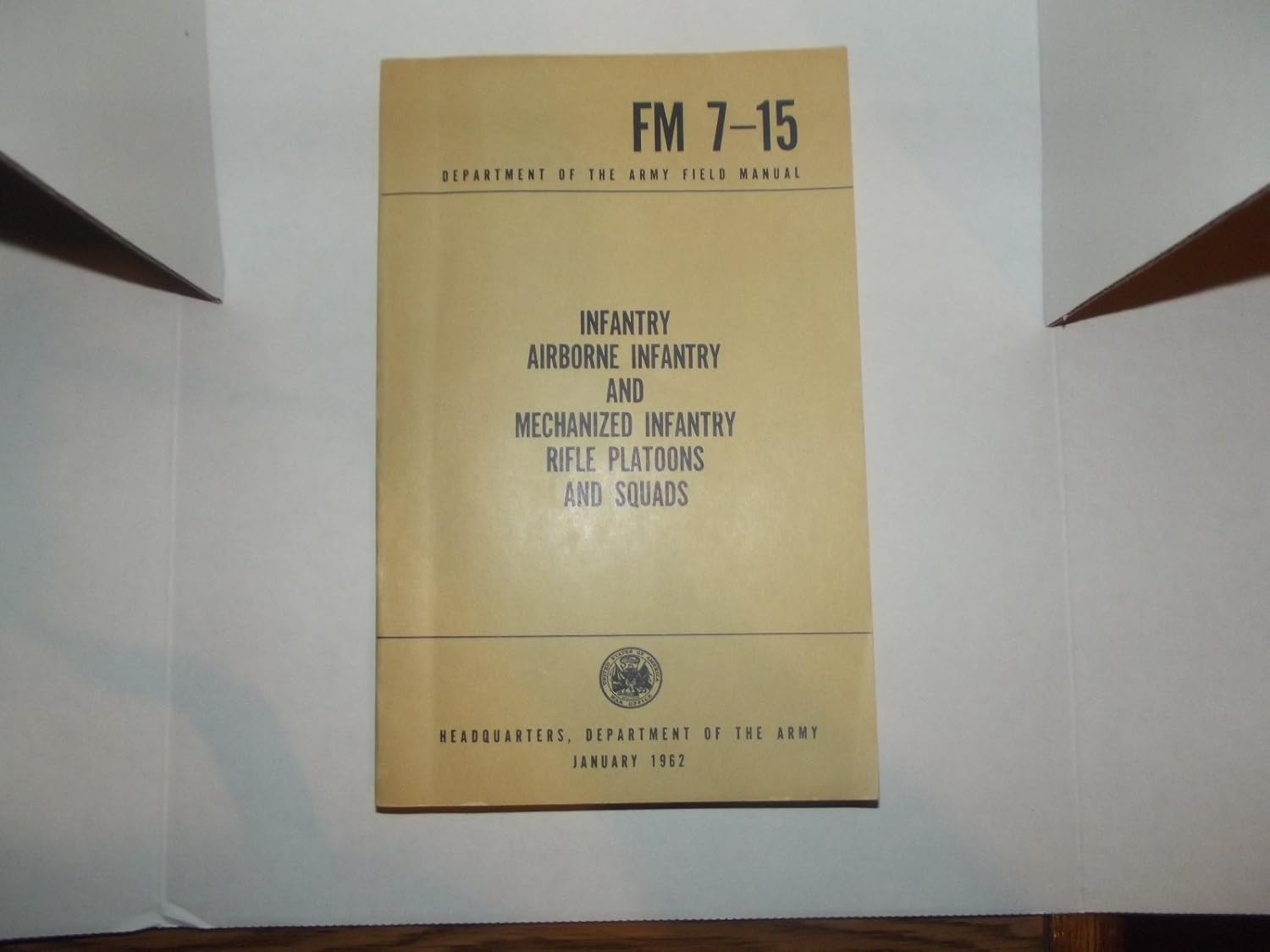 FM 7-15 Infantry, Airborne Infantry, & Mechanized Infantry Rifle ...