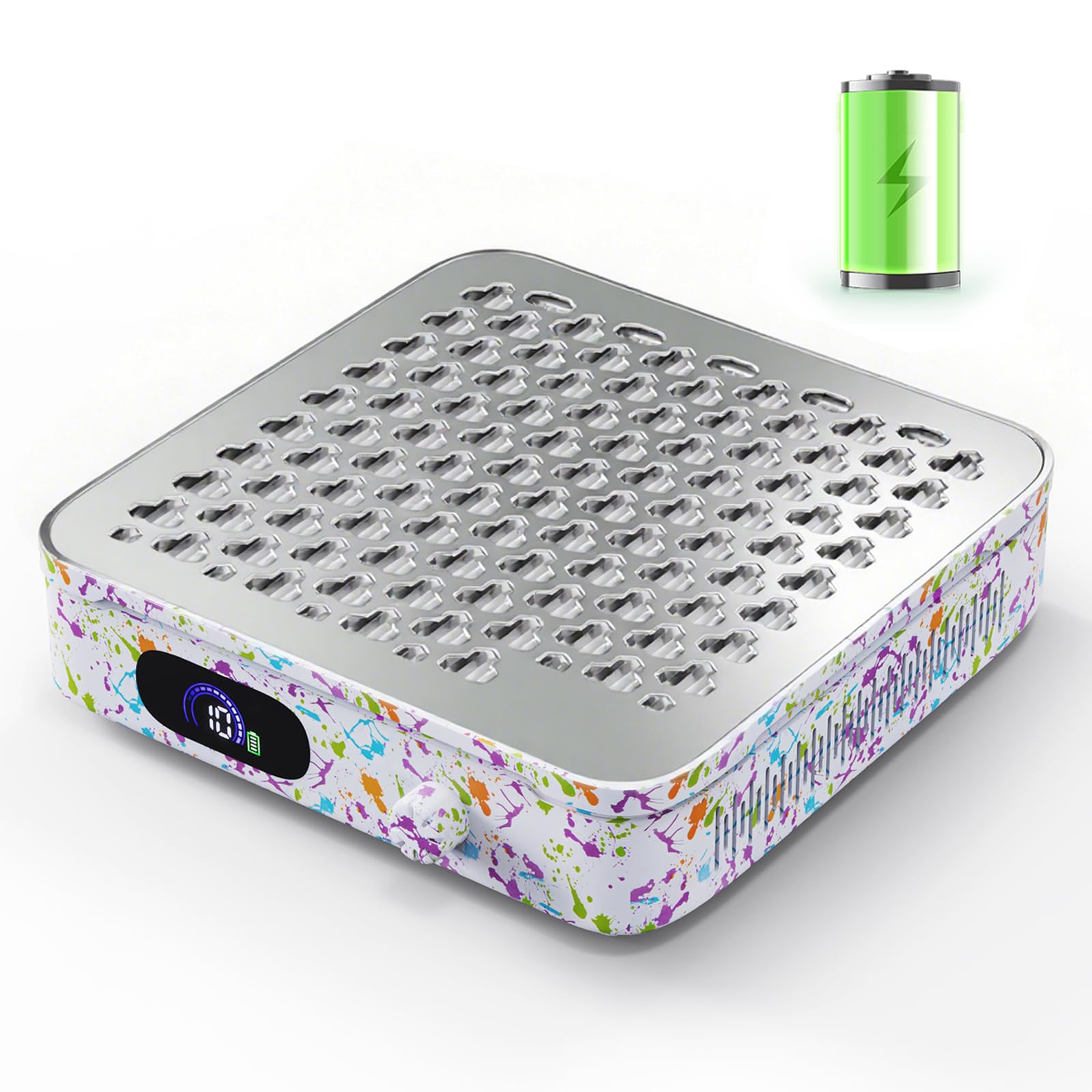 Collecteur de poussière pour ongles pour manucure à domicile appareil sans fil avec filtre lavable