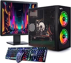 Veno Scorp Budget Gaming PC 19” Bundle Intel Core i5-16GB RAM - 500GB HDD – GT 710 2GB NOVA ARGB Gaming Case - WINDOWS 11(Renewed)